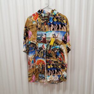 Hawaiian Shirt Jams World 30th Anniversary Sz XL